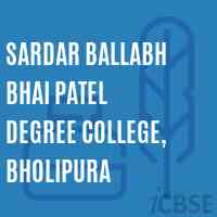 Sardar Ballabh Bhai Patel Degree College, Bholipura Logo