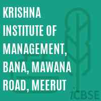 Krishna Institute of Management, Bana, Mawana Road, Meerut Logo
