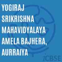 Yogiraj Srikrishna Mahavidyalaya Amela Bajhera, Aurraiya College Logo
