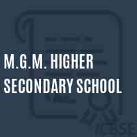 M.G.M. Higher Secondary School Logo