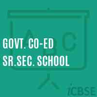 govt. co-ed Sr.sec. school Logo