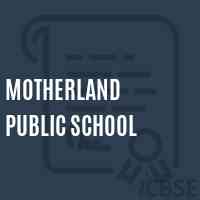 Motherland Public School Logo