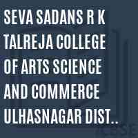 Seva Sadans R K Talreja College of Arts Science and Commerce Ulhasnagar Dist Thane 421 003 Logo