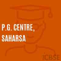 P.G. Centre, Saharsa College Logo