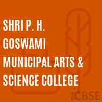 Shri P. H. Goswami Municipal Arts & Science College Logo