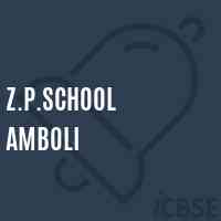 Z.P.School Amboli Logo