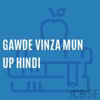 Gawde Vinza Mun Up Hindi Middle School Logo