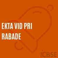 Ekta Vid Pri Rabade Middle School Logo