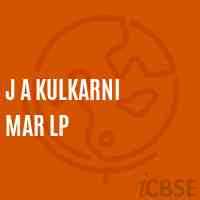 J A Kulkarni Mar Lp School Logo