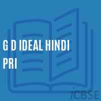 G D Ideal Hindi Pri Middle School Logo