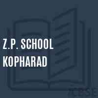 Z.P. School Kopharad Logo