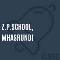 Z.P.School, Mhasrundi Logo