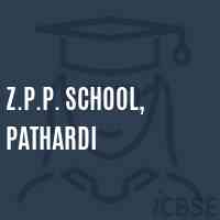 Z.P.P. School, Pathardi Logo