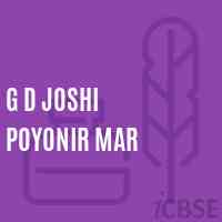 G D Joshi Poyonir Mar Primary School Logo