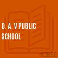 D. A. V Public School Logo