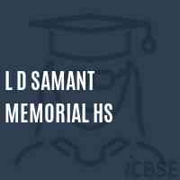 L D Samant Memorial Hs Secondary School Logo