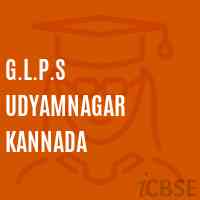 G.L.P.S Udyamnagar Kannada Primary School Logo