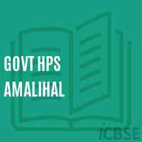 Govt Hps Amalihal Middle School Logo