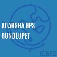 Adarsha Hps, Gundlupet Middle School Logo