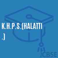 K.H.P.S.(Halatti.) Middle School Logo