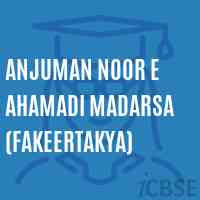 Anjuman Noor E Ahamadi Madarsa (Fakeertakya) Middle School Logo