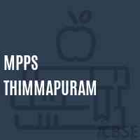 Mpps Thimmapuram Primary School Logo