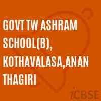 GOVT TW Ashram School(B), KOTHAVALASA,ANANTHAGIRI Logo