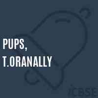 Pups, T.Oranally Primary School Logo