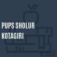 Pups Sholur Kotagiri Middle School Logo