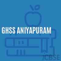 Ghss Aniyapuram High School Logo