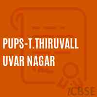 Pups-T.Thiruvalluvar Nagar Primary School Logo