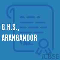 G.H.S., Aranganoor Secondary School Logo
