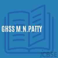 Ghss M.N.Patty High School Logo