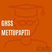 Ghss Mettupaptti High School Logo
