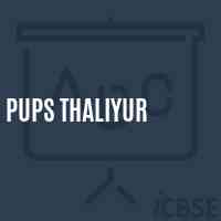 Pups Thaliyur Primary School Logo