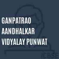 Ganpatrao Aandhalkar Vidyalay Punwat Secondary School Logo