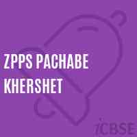 Zpps Pachabe Khershet Primary School Logo