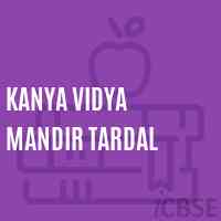 Kanya Vidya Mandir Tardal Middle School Logo