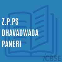 Z.P.Ps Dhavadwada Paneri Primary School Logo