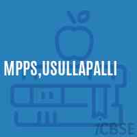 Mpps,Usullapalli Primary School Logo