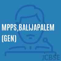 Mpps,Balijapalem(Gen) Primary School Logo