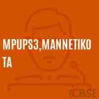 Mpups3,Mannetikota Primary School Logo