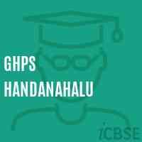 Ghps Handanahalu Middle School Logo
