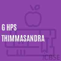 G Hps Thimmasandra Middle School Logo