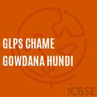 Glps Chame Gowdana Hundi Primary School Logo