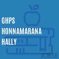 Ghps Honnamarana Hally Middle School Logo