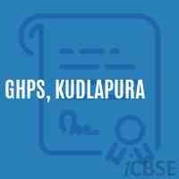 Ghps, Kudlapura Middle School Logo