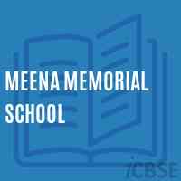 Meena Memorial School Logo