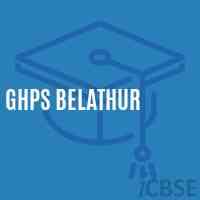 Ghps Belathur Middle School Logo