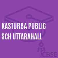 Kasturba Public Sch Uttarahall Secondary School Logo